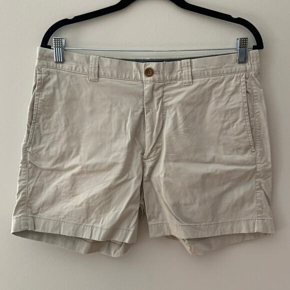 J.Crew Stretch khaki shorts size 32 with 5" inseam - Picture 1 of 4